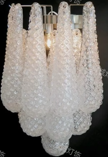 [MRWL0004] Murano alabaster glow wall lamp STS