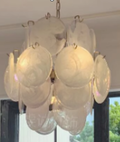 [MRCH0009] Murano mini luna chandelier STS